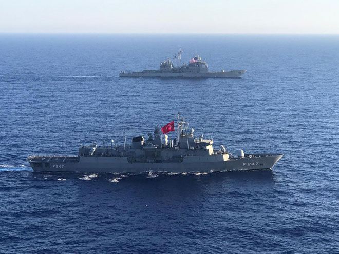 Türkiyə Şərqi Aralıq dənizində hərbi təlim keçirəcək