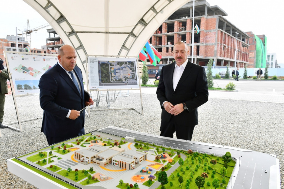Füzulidə 240 yerlik uşaq bağçasının təməli qoyuldu