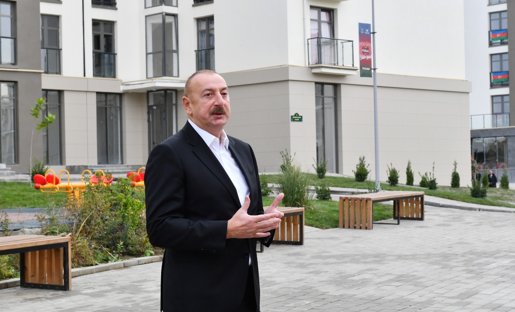 Biz öz doğma diyarımıza bağlı olan xalqıq - İlham Əliyev