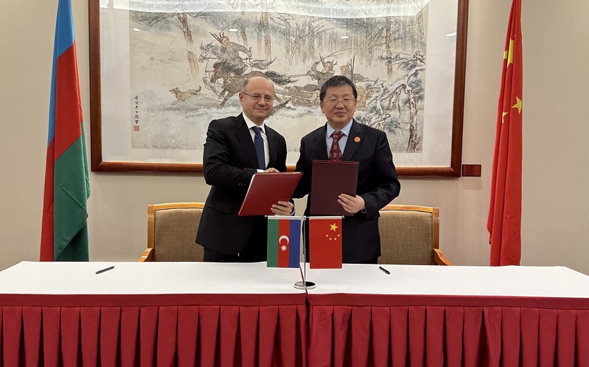 Azərbaycan və Çin arasında memorandum imzalandı