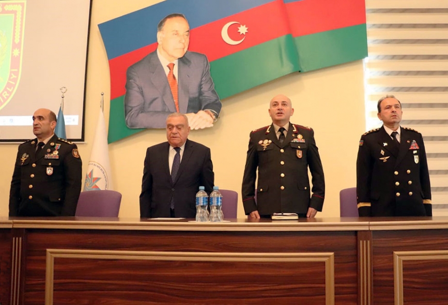 Milli Müdafiə Universitetinin nümayəndələri DİA-da - FOTOLAR
