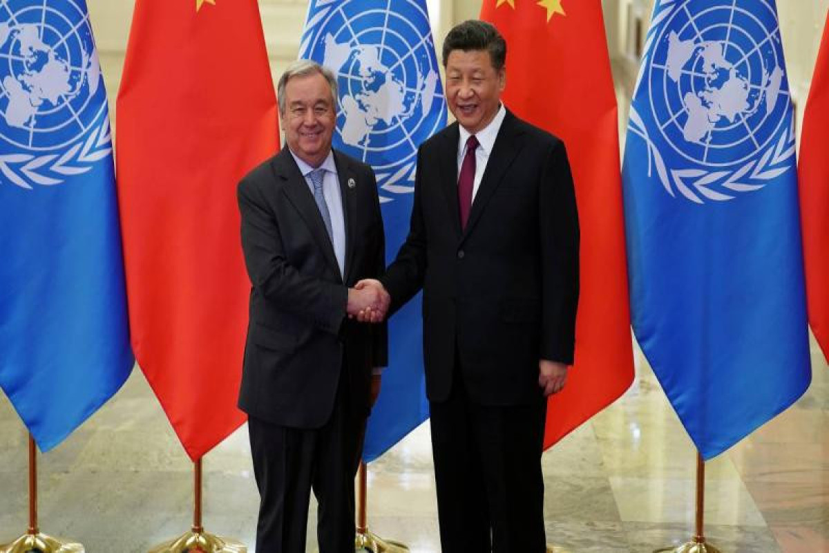 Çin Sədri BMT baş katibi ilə görüşdü