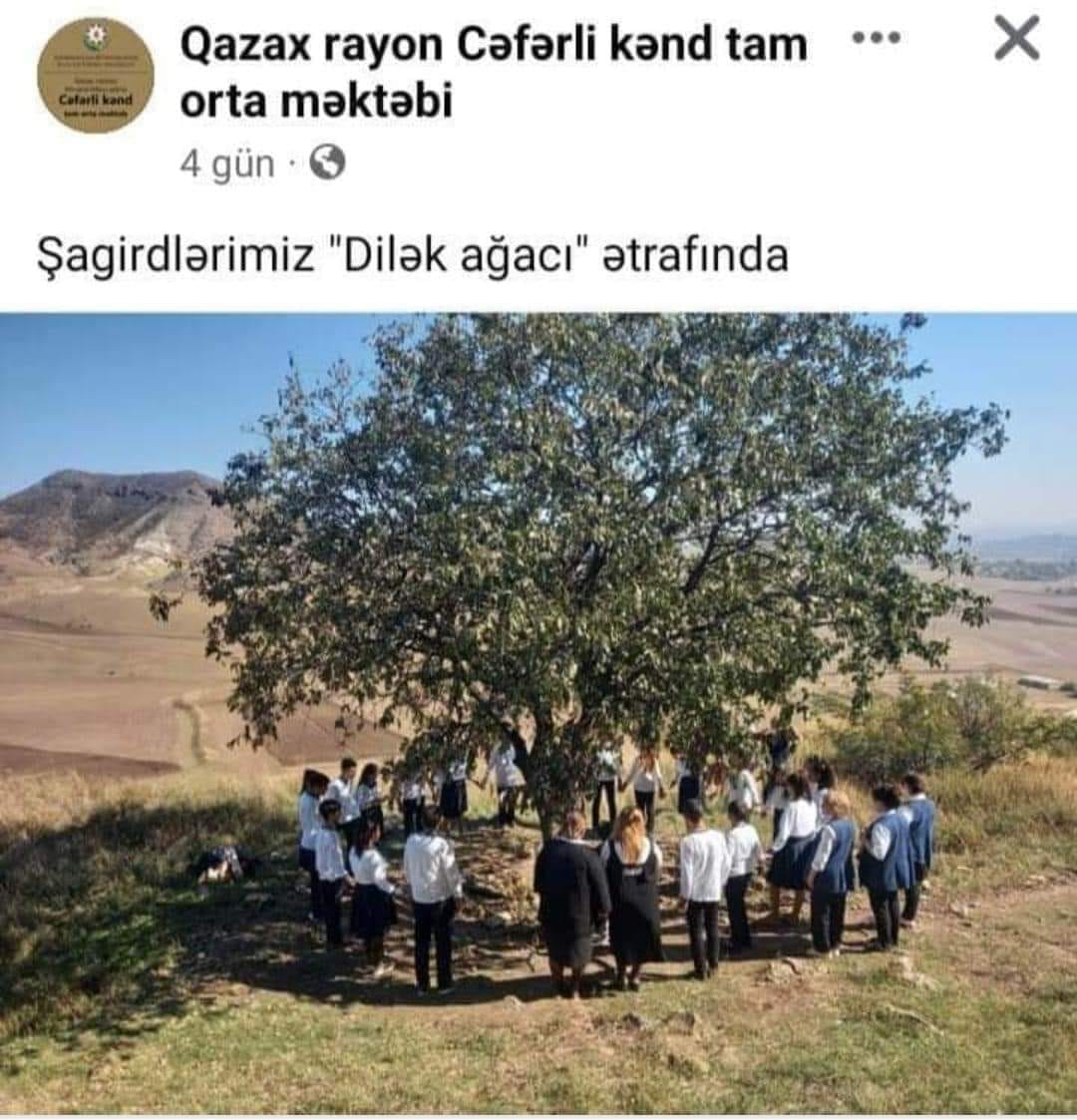 Azərbaycanda şagirdləri pirə aparan məktəbi QINADILAR