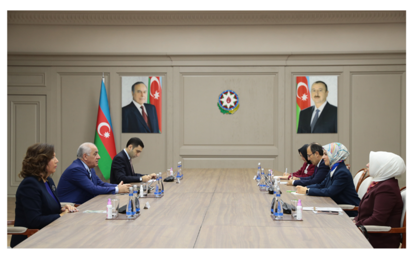 Əli Əsədov türkiyəli nazirlə görüşdü