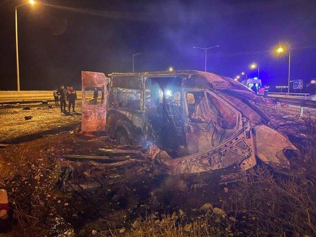 Türkiyədə ağır yol qəzası - 3 ölü, 11 yaralı