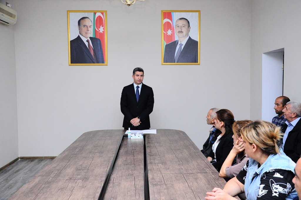 Naftalanda növbəti səyyar qəbul keçirilib - FOTOLAR