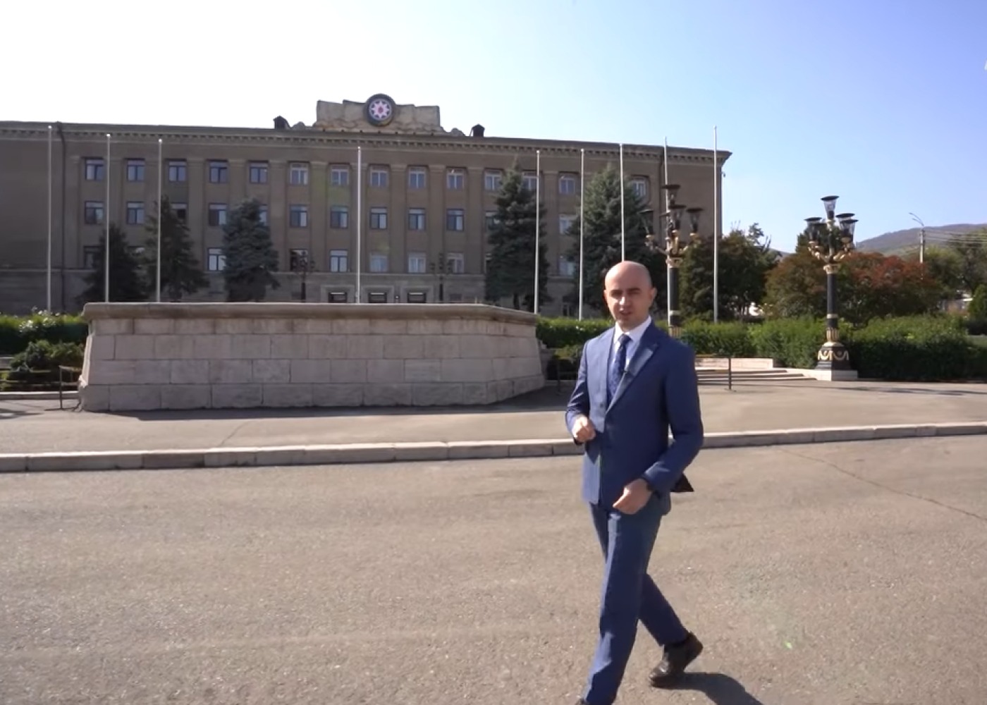 Separatçıların ayaq altında qalan poqonları - Xankəndidən videoreportaj