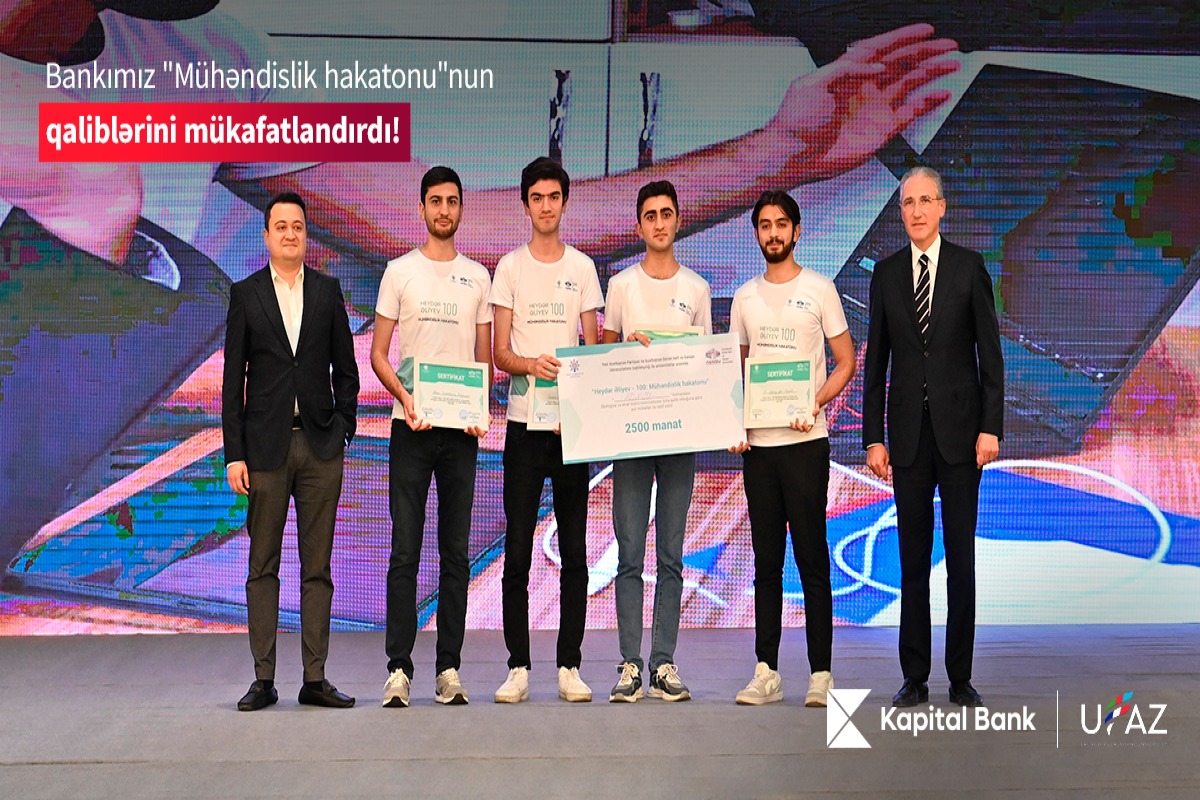 Kapital Bank-ın dəstəyi ilə keçirilən hakatonun qalibləri