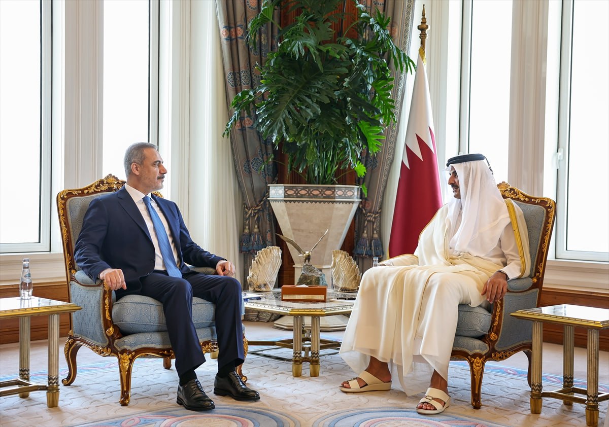 Fidan Qətərin əmiri ilə görüşdü - FOTO
