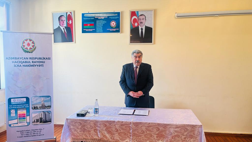 Hacıqabulun İkinci Paşalı kəndində növbəti səyyar qəbul