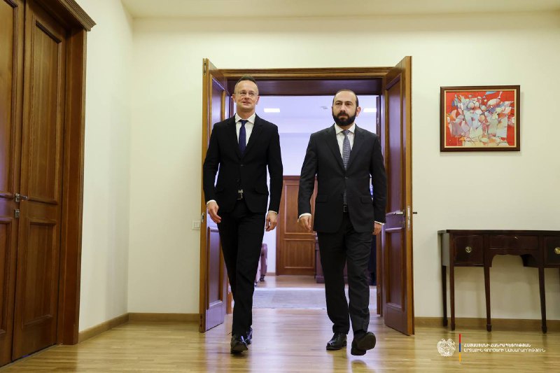 Peter Siyarto İrəvandadır - FOTOLAR