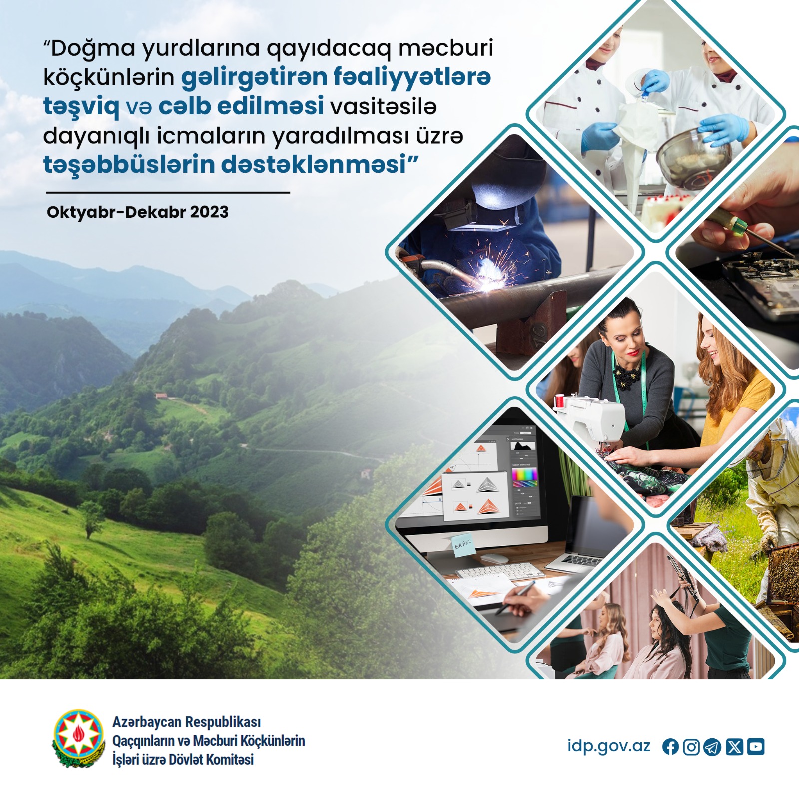Məcburi köçkünlərlə bağlı yeni layihə