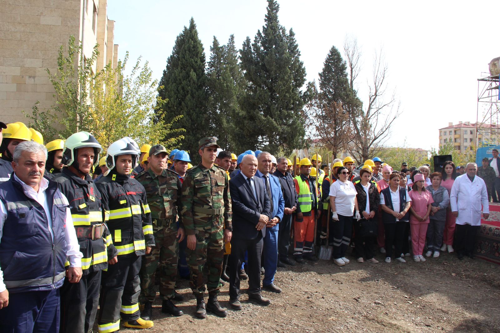Goranboyda kompleks mülki müdafiə təlimi keçirilib