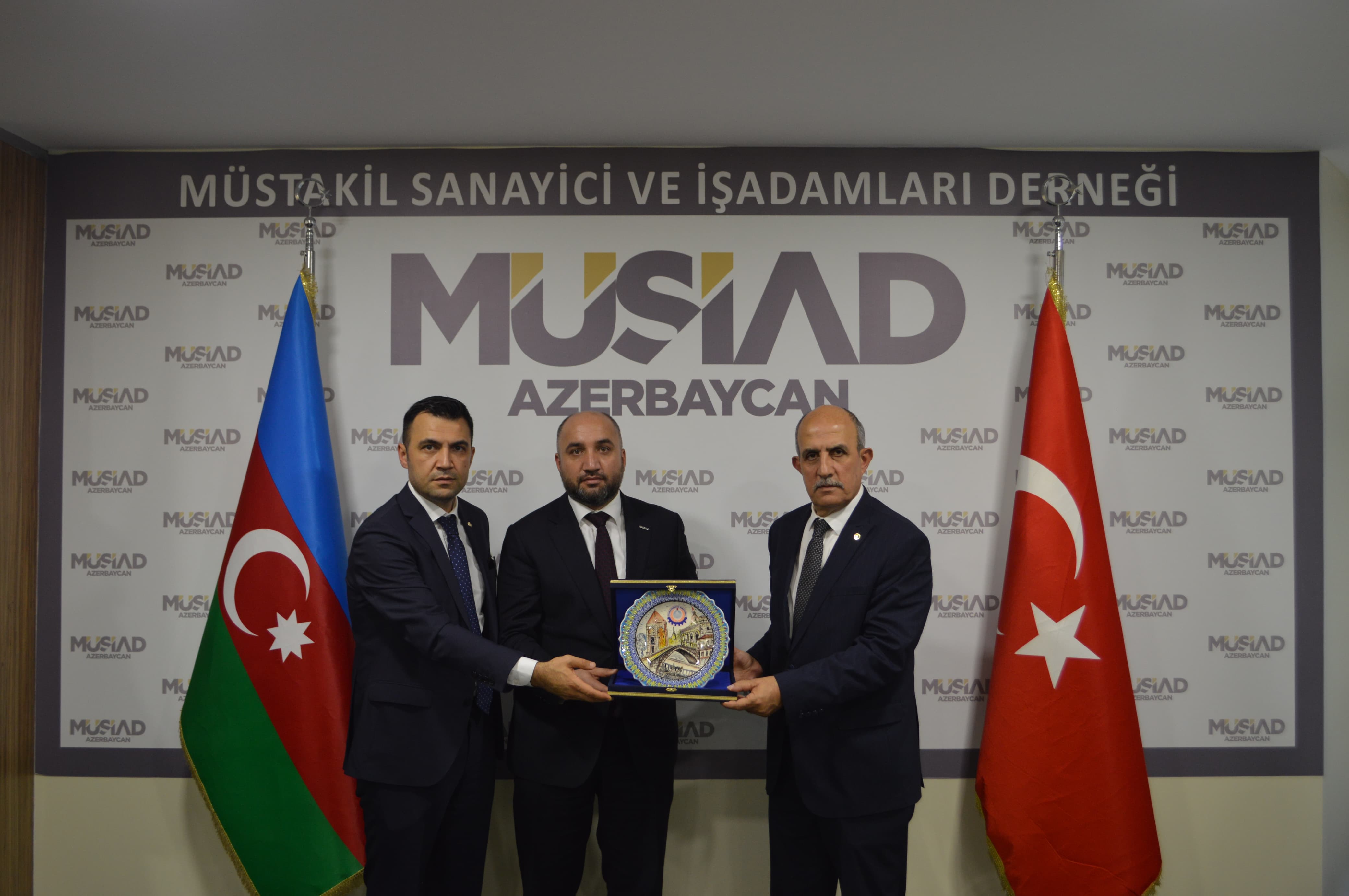 Türkiyəli sahibkarlar MÜSİAD Azərbaycanı ziyarət etdi - FOTOLAR