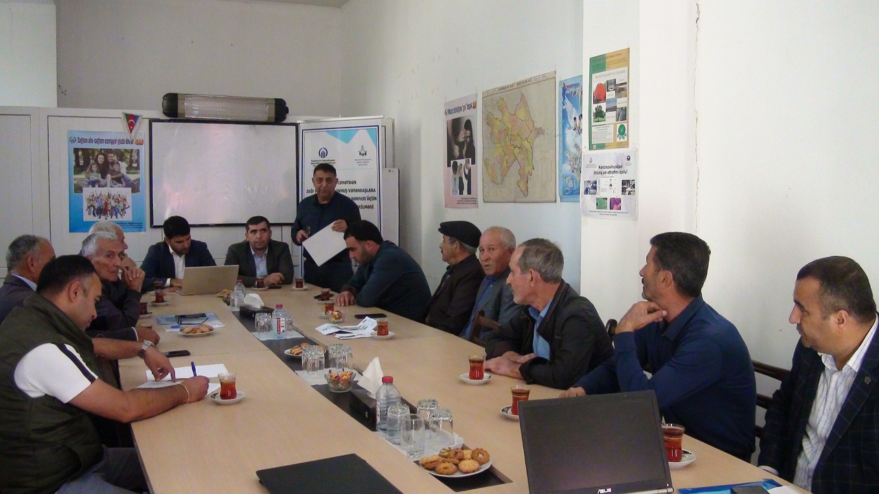 Təşkilat Şirvanda vətəndaşlara hüquqi yardım göstərdi