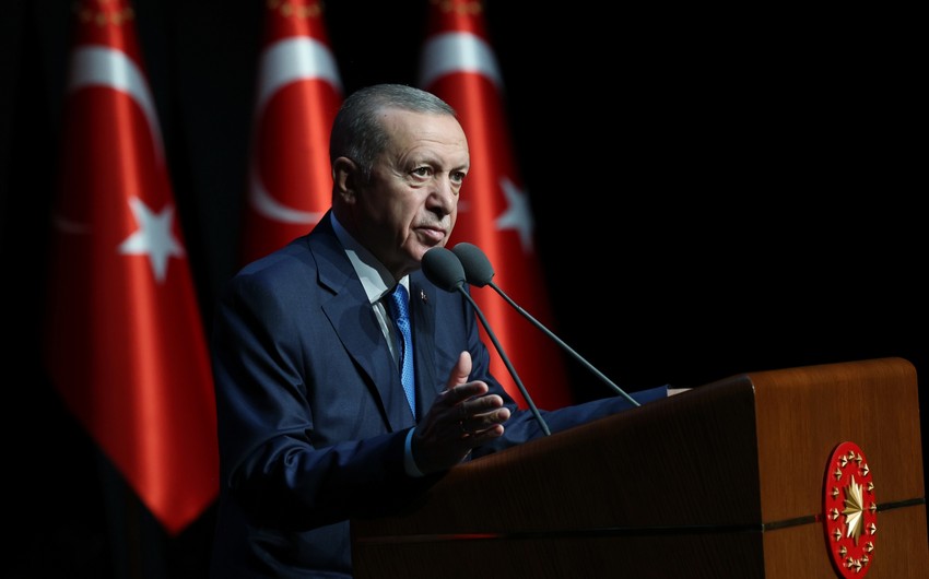 Ərdoğan Türkiyənin əsas hədəfini açıqladı