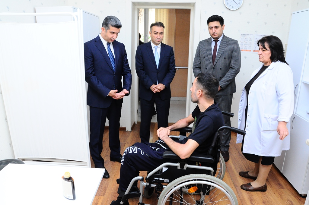 Dövlət Agentliyinin sədri Naftalanda qəbul keçirdi - FOTOLAR