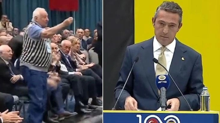 “Fənərbaxça”da gərgin anlar: Ali Koç jurnalisti qovdu - VİDEO