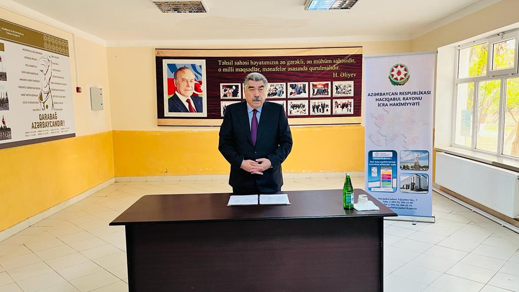 Hacıqabulun Meyniman kəndində səyyar qəbul keçirilib - FOTOLAR