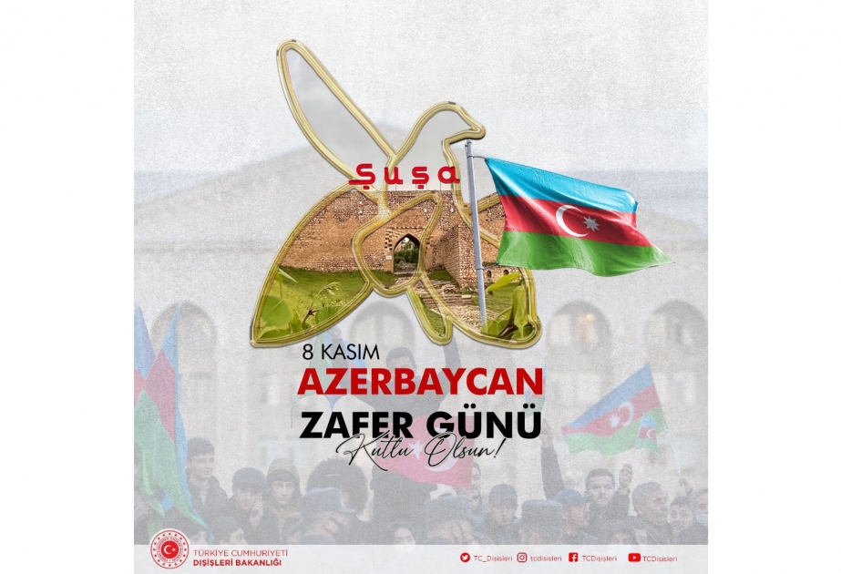 Türkiyə XİN-dən Zəfər Günü TƏBRİKİ