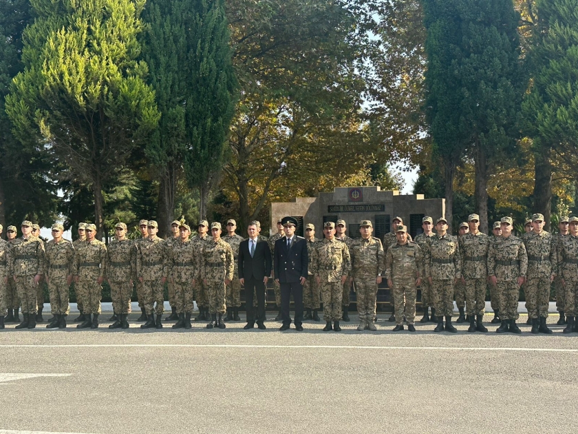 Daxili Qoşunlarda Hərbi Prokurorluğun maarifləndirmə tədbiri - FOTO