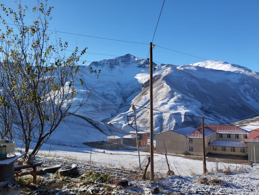 Qubaya qar yağıb - FOTOLAR