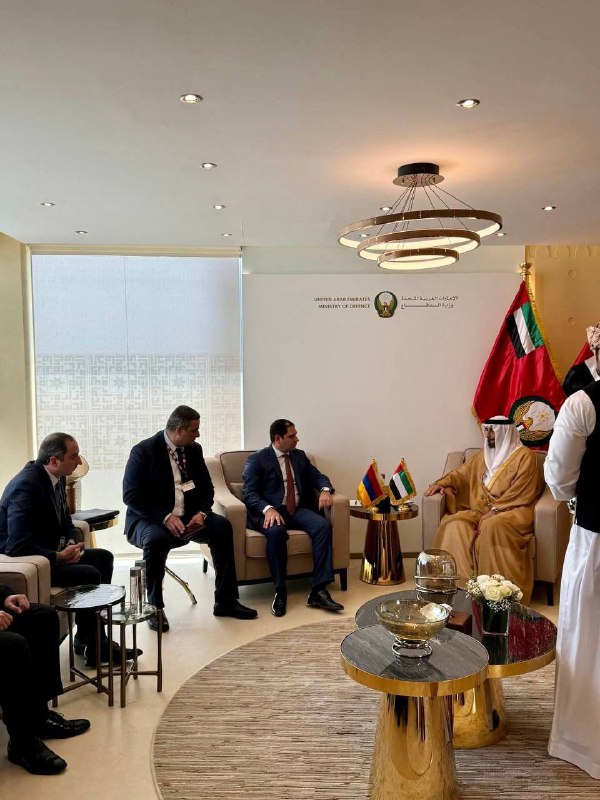 Papikyan BƏƏ-də hərbi əməkdaşlığı müzakirə etdi