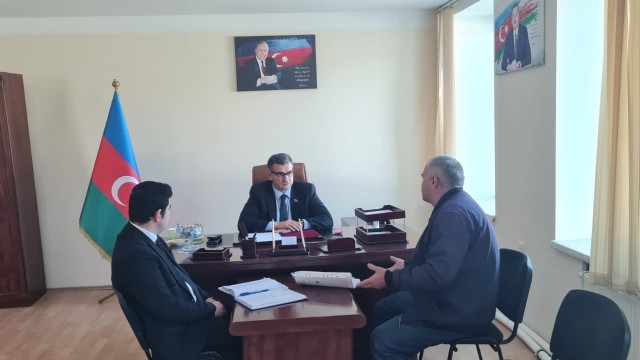 Novruz Aslanov seçicilərini qəbul edib - FOTOLAR