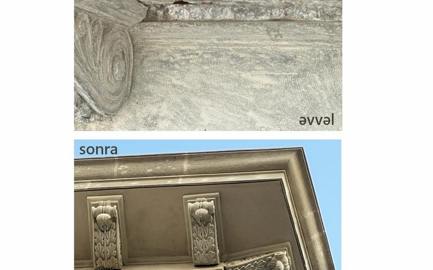 Bakıda tarixi bina bərpa edildi - FOTO
