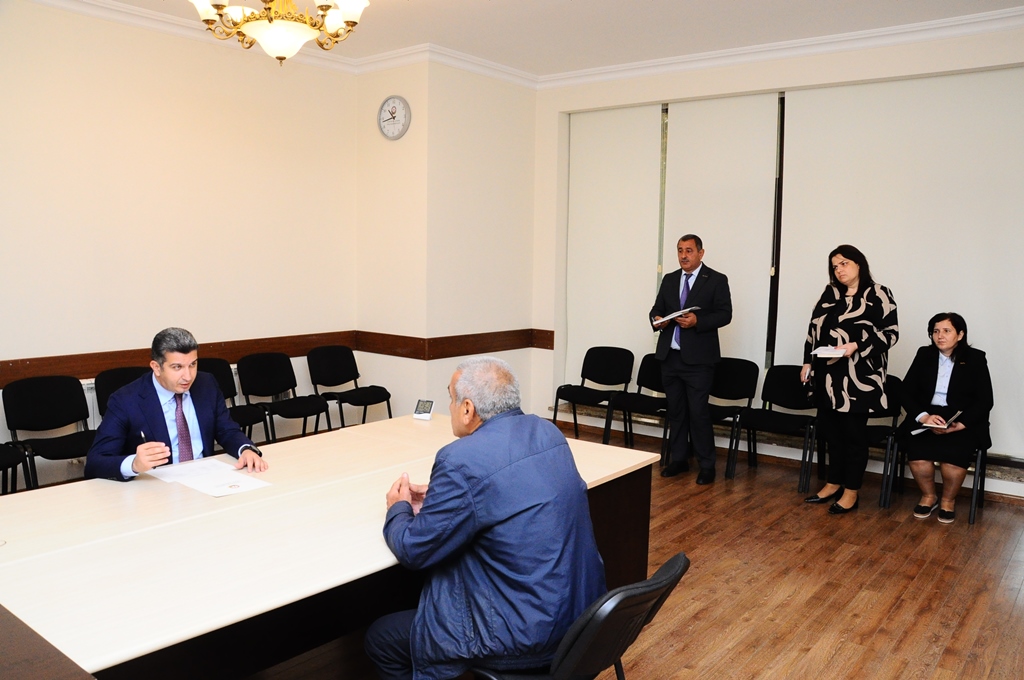 Naftalanda növbəti vətəndaş qəbulu - FOTO