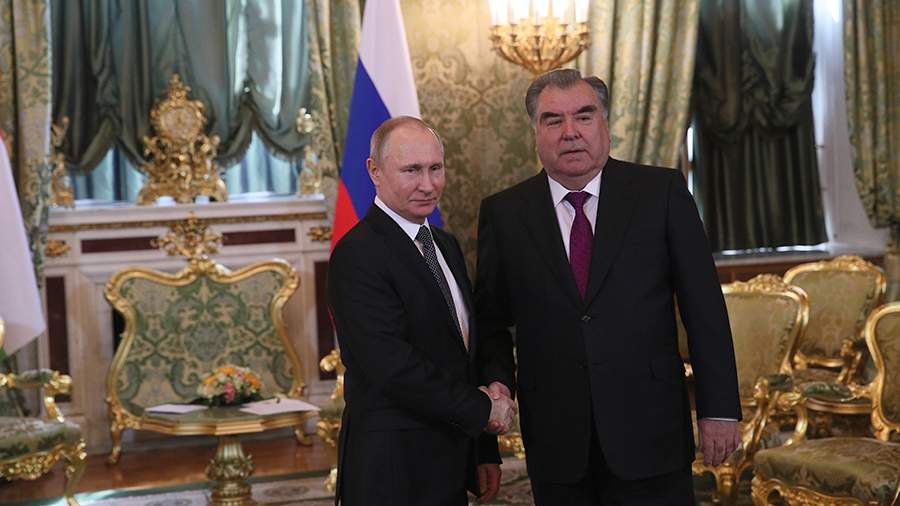 Putin-Rahmon görüşü başlayıb