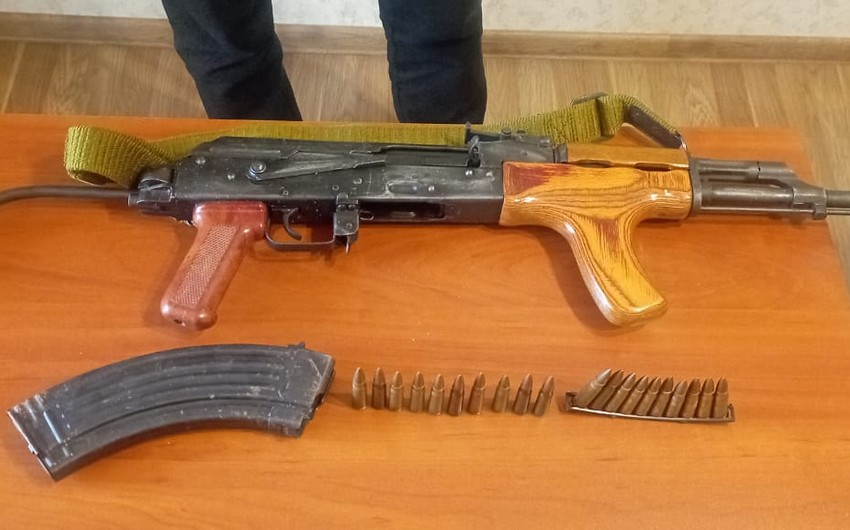 Saatlıda avtomat və ov tüfəngləri aşkarlandı - FOTO