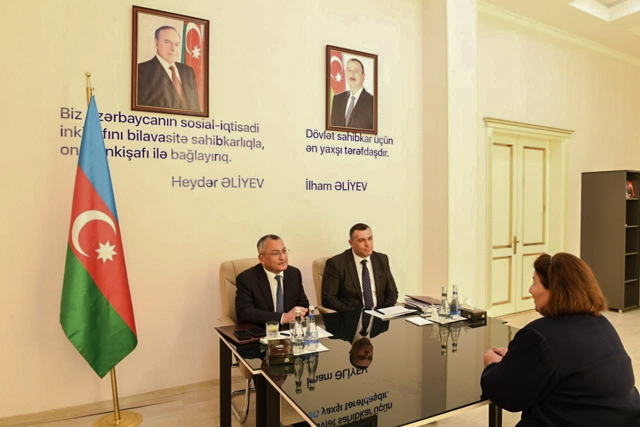 Rövşən Rzayev Ağdamda vətəndaşları qəbul edib - FOTO