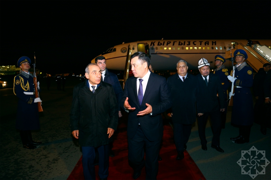 Sadır Japarov da ölkəmizə GƏLDİ