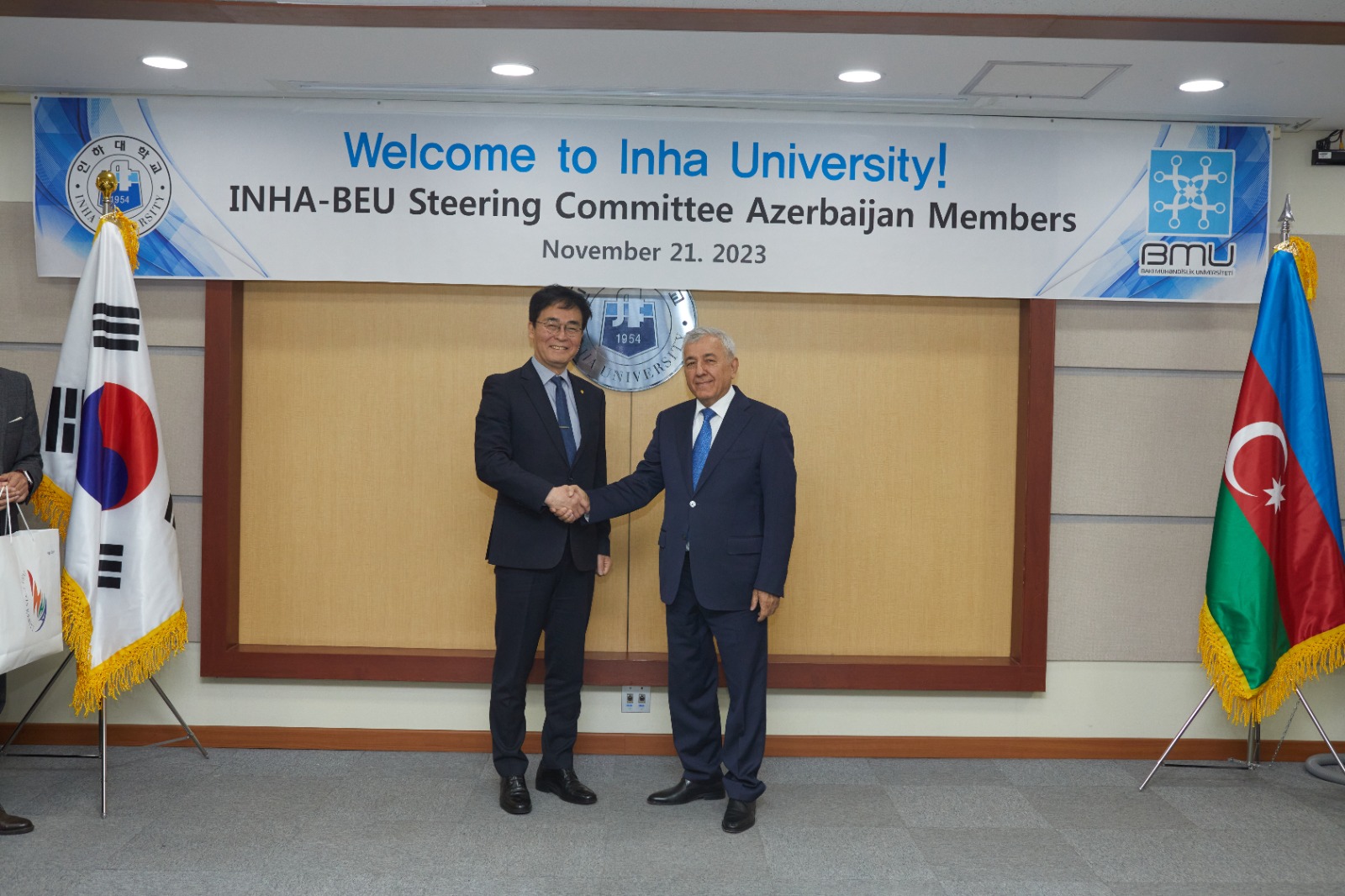 BMU və İNHA universitetinin rektorları arasında görüş - FOTO
