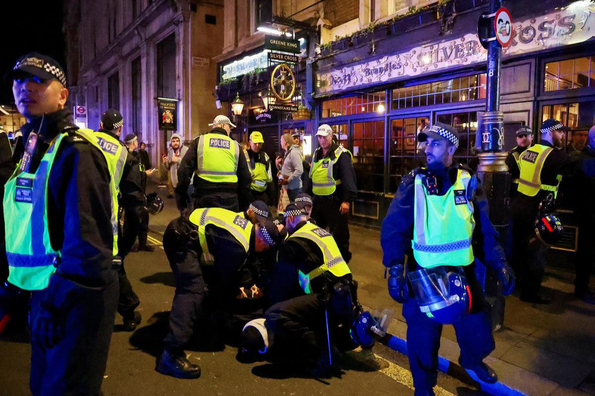 Londonda Fələstinə dəstək aksiyası - SAXLANILANLAR VAR