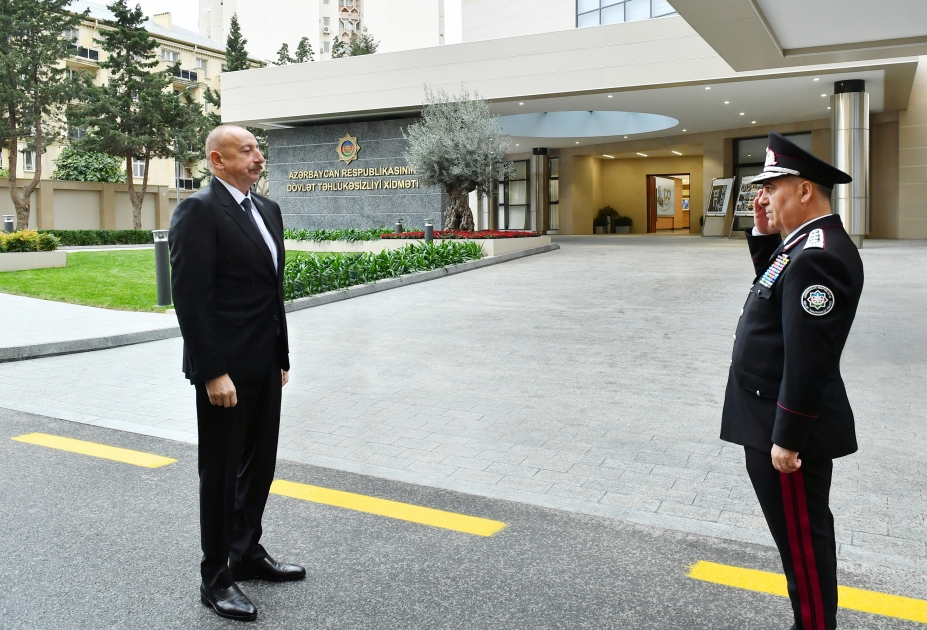 Prezident DTX-nin yeni binasının açılışında - FOTO