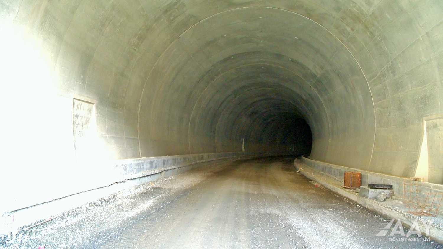 Murovdağ tunelində bu işlər tamamlandı - FOTO