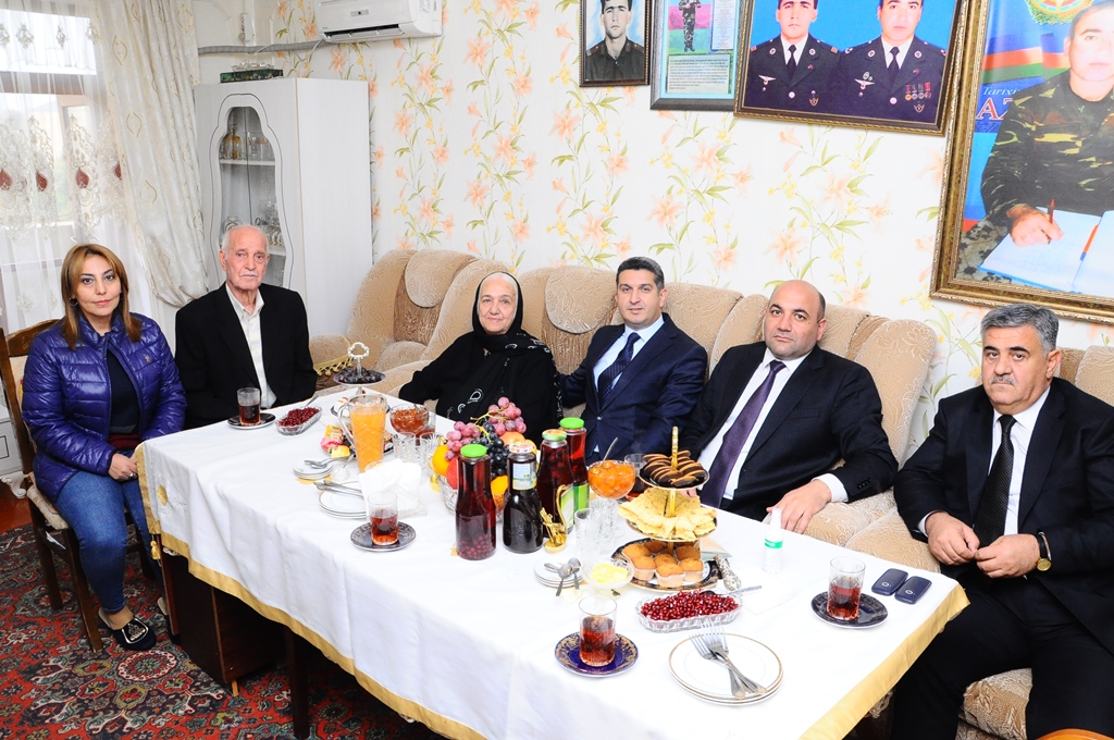 Naftalanda 2 şəhid anası ziyarət edildi - FOTO