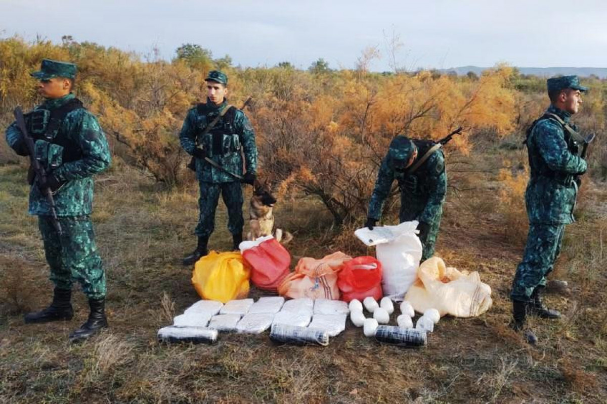 Sərhəddə 191 kq narkotik, 5,5 milyon manatlıq qaçaqmal aşkarlanıb - FOTO