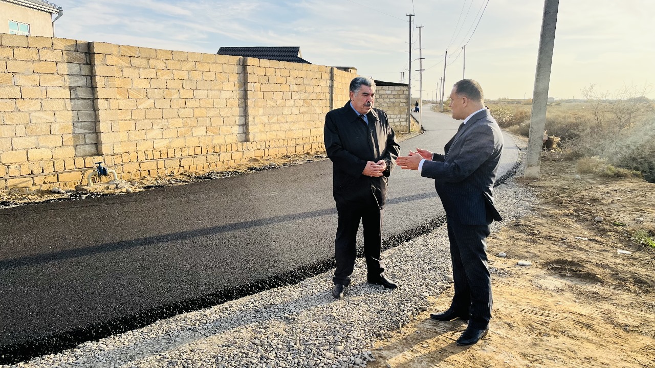 Hacıqabulda abadlıq-quruculuq işləri davam edir - FOTO