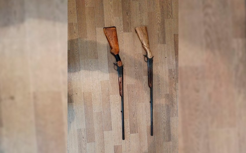 Qanunsuz silahlar polisə təhvil verildi 