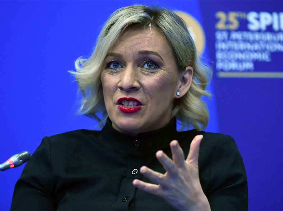 Erməni spiker Zaxarova ilə həmfikir oldu