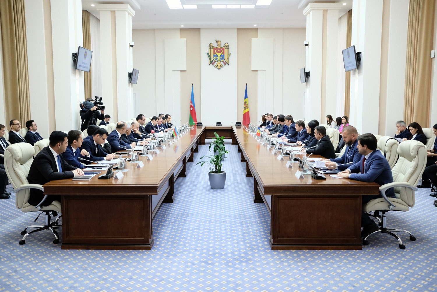 Azərbaycan-Moldova hökumətlərarası komissiya toplandı - FOTO