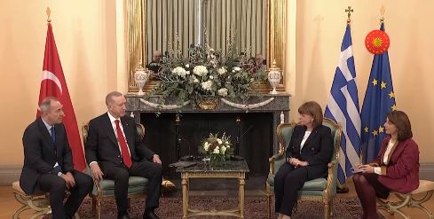 Ərdoğan yunanıstanlı həmkarı ilə GÖRÜŞDÜ