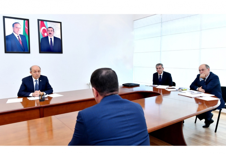 Ədliyyə naziri Şabranda vətəndaşlarla görüşüb