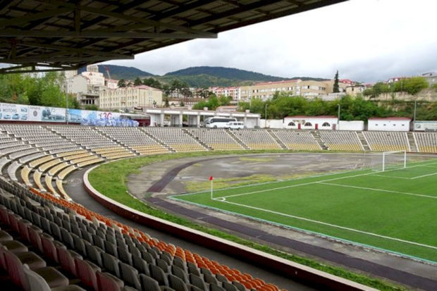 Xankəndi stadionu təmirdən sonra - VİDEO