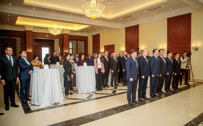 Türkmənistanda Heydər Əliyevin xatirəsi anılıb - FOTO