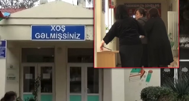 Məktəb direktoru müəllimi döyüb? - Rəsmi AÇIQLAMA