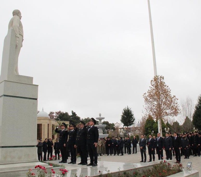 Goranboyda Heydər Əliyevin anım günü qeyd edildi - FOTO